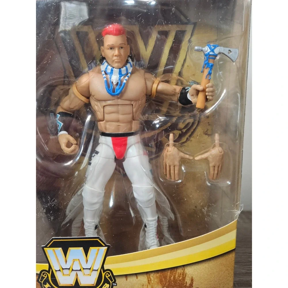 Mattel WWE Elite Collection Legends Series 9 Tatanka Action Figure New